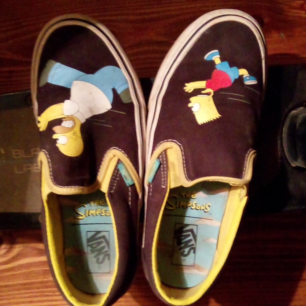The Simpsons Classic Slip On Vans Shoes